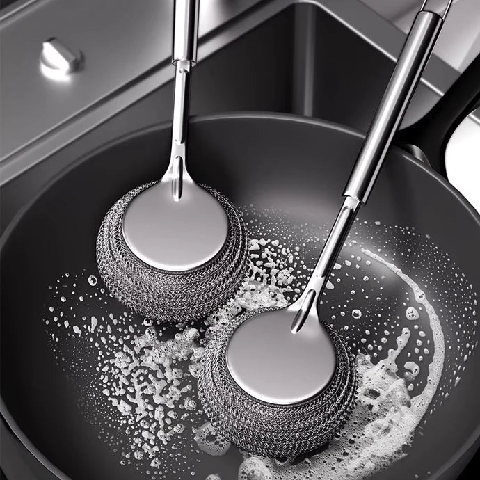 ScrubForce Steel Heavy-Duty Pot Cleaner - Buy 1 Get 1 Free