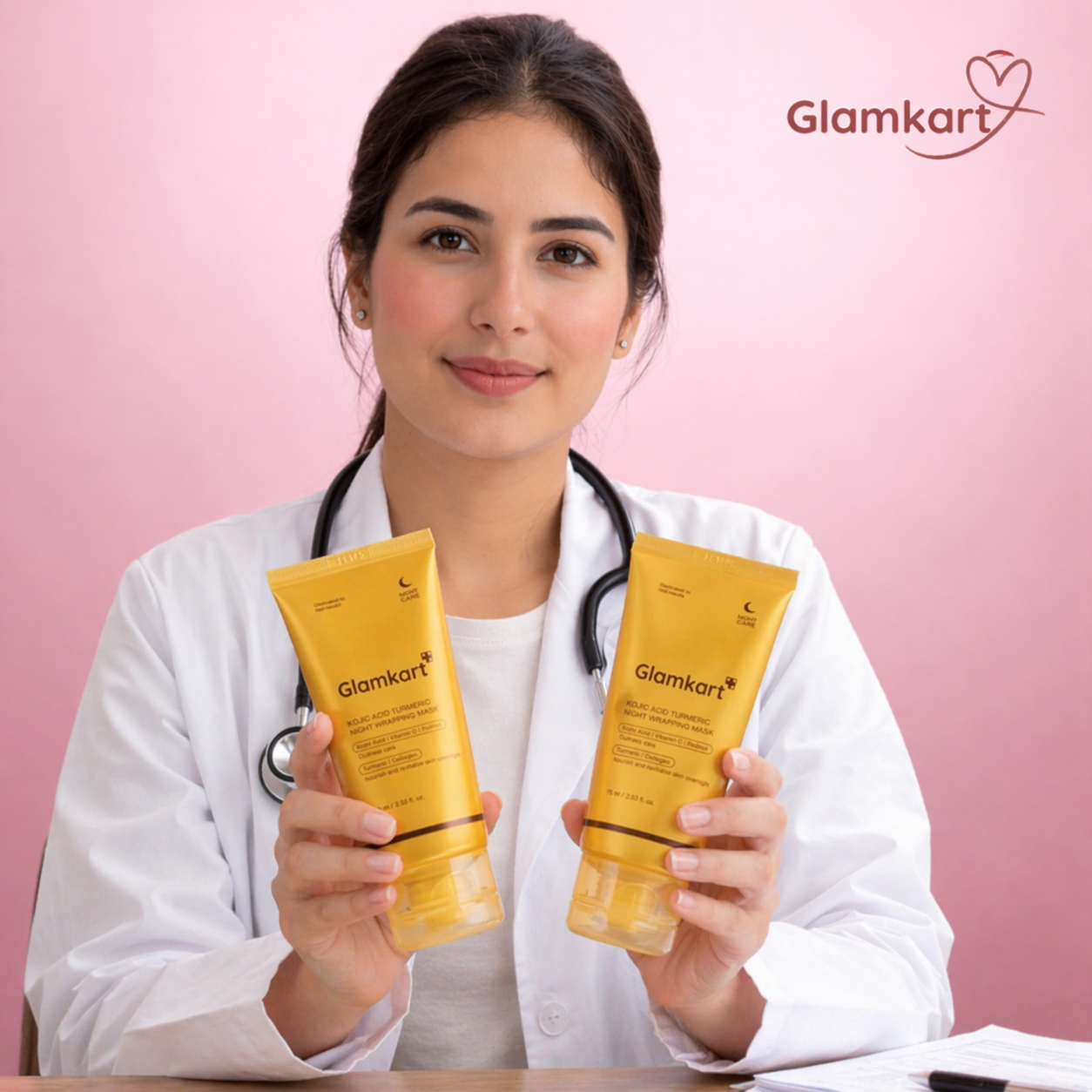 Kojic Acid Turmeric Overnight Wrapping Mask |Buy 1 Get 1 Free|