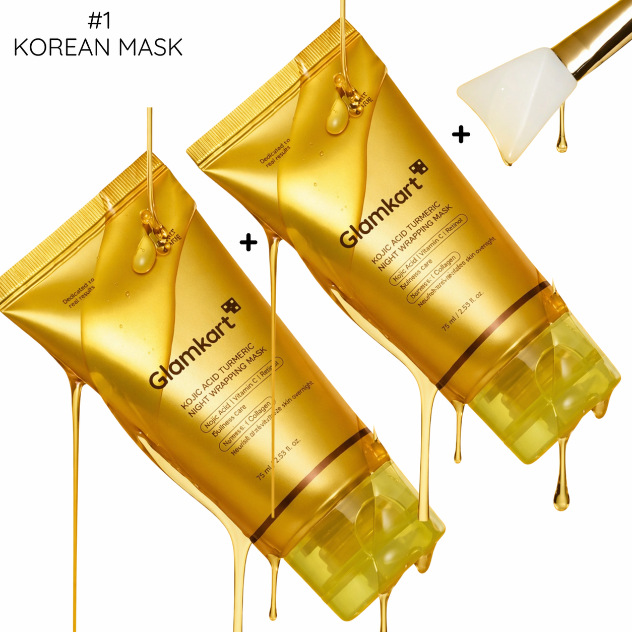 Kojic Acid Turmeric Overnight Wrapping Mask |Buy 1 Get 1 Free|