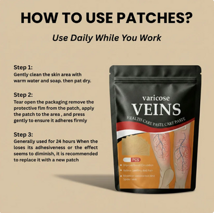 Turmeric Patches For Varicose Veins and Pain Relief